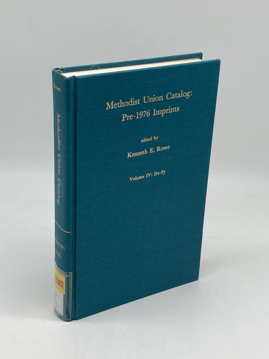 Image for Methodist Union Catalog, Volume IV; DO-FY Methodist Union Catalog, Volume IV; DO-FY