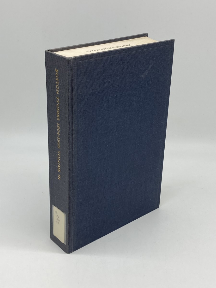 Boston Studies in the Philosophy of Science, Volume 3; In Memory of Norwood Russell Hanson; Proceedings of the Boston Colloquium for the Philosophy of Science 1964/1966