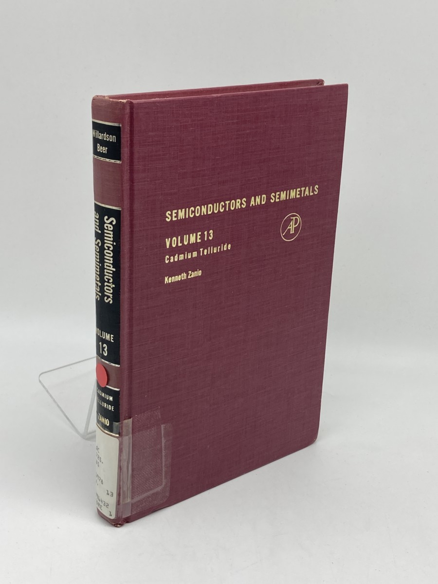 Image for Semiconductors and Semimetals. Volume 13; Cadmium Telluride Semiconductors and Semimetals. Volume 13; Cadmium Telluride