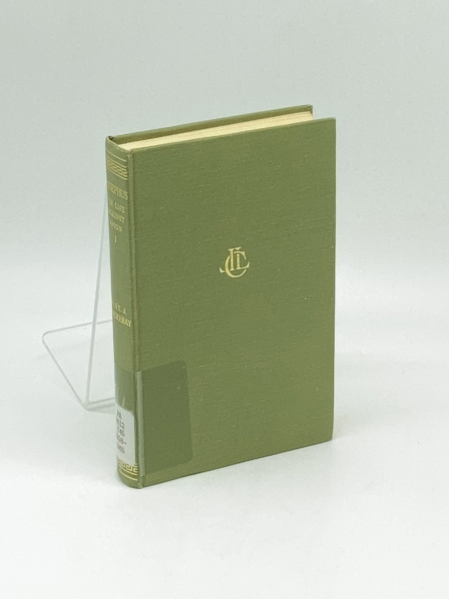 Image for Josephus, Volume 1, the Life; Against Apion Josephus, Volume 1, the Life; Against Apion