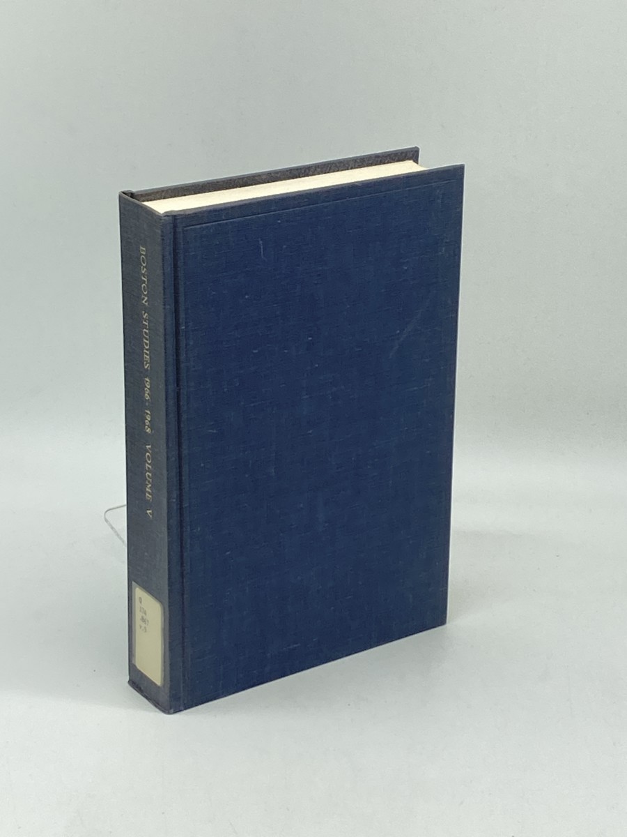 Image for Boston Studies in the Philosophy of Science, Volume V; Proceedings of the Boston Colloquium for the Philosopy of Science 1966/1968 Boston Studies in the Philosophy of Science, Volume V; Proceedings of the Boston Colloquium for the Philosopy of Science 1966/1968