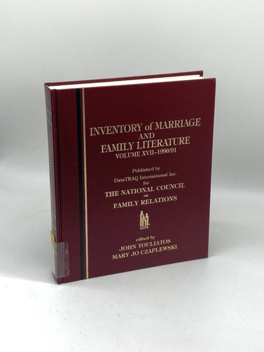 Image for Inventory of Marriage and Family Literature; Volume 17; 1990 / 1991 Inventory of Marriage and Family Literature; Volume 17; 1990 / 1991