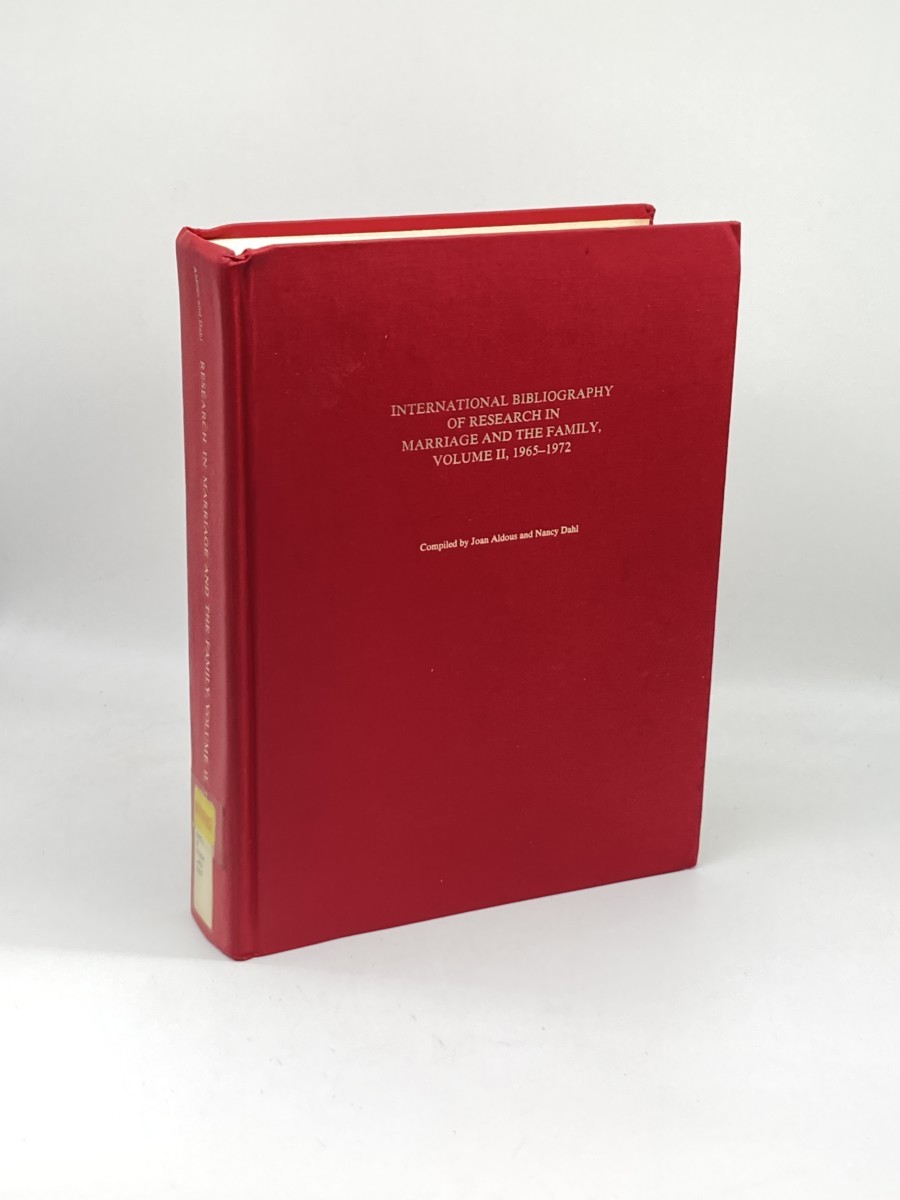 Image for International Bibliography of Research in Marriage Volume 2, 1965-1972 International Bibliography of Research in Marriage Volume 2, 1965-1972