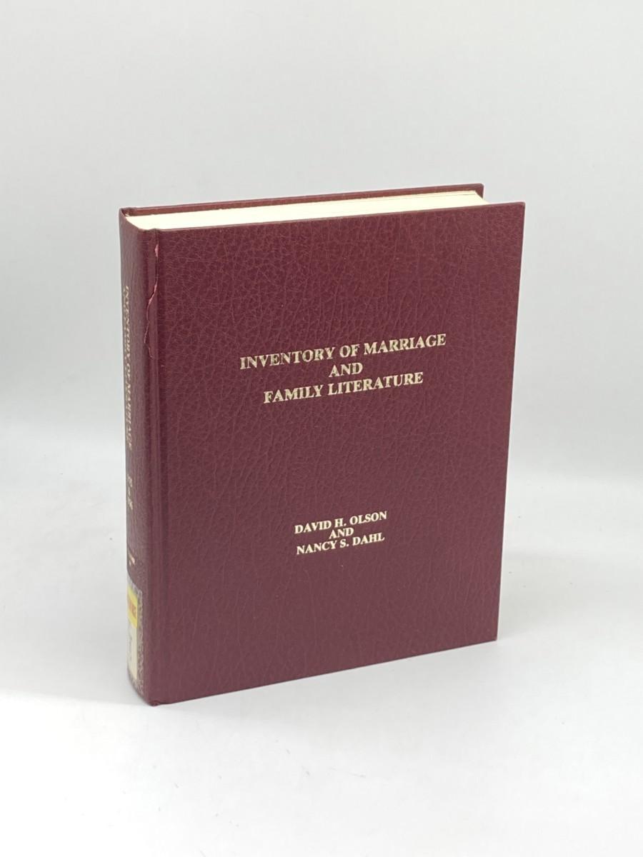 Inventory of Marriage and Family Literature, 1975 & 1976, Volume 4
