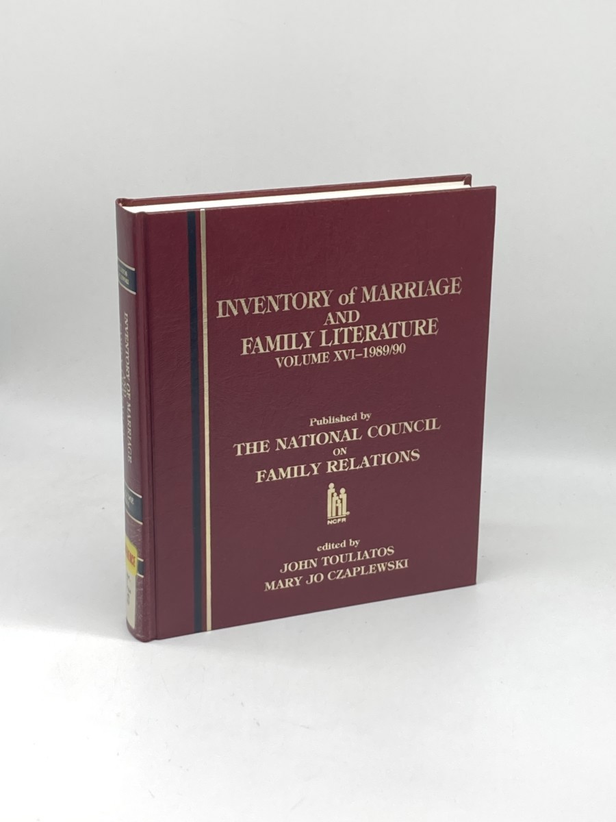 Image for Inventory of Marriage and Family Literature 1989-90, Volume 16 Inventory of Marriage and Family Literature 1989-90, Volume 16