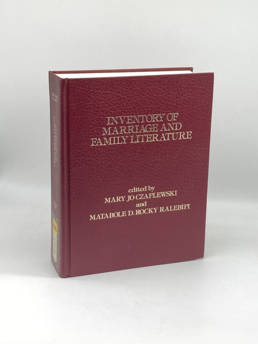 Image for Inventory of Marriage and Family Literature, 1986 Volume 13 Inventory of Marriage and Family Literature, 1986 Volume 13