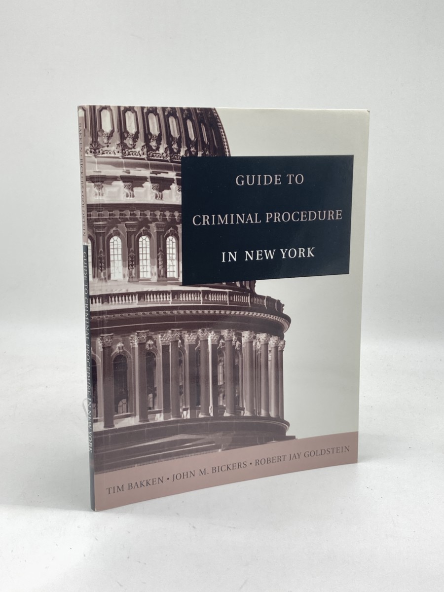 Image for Guide to Criminal Procedure in New York Guide to Criminal Procedure in New York