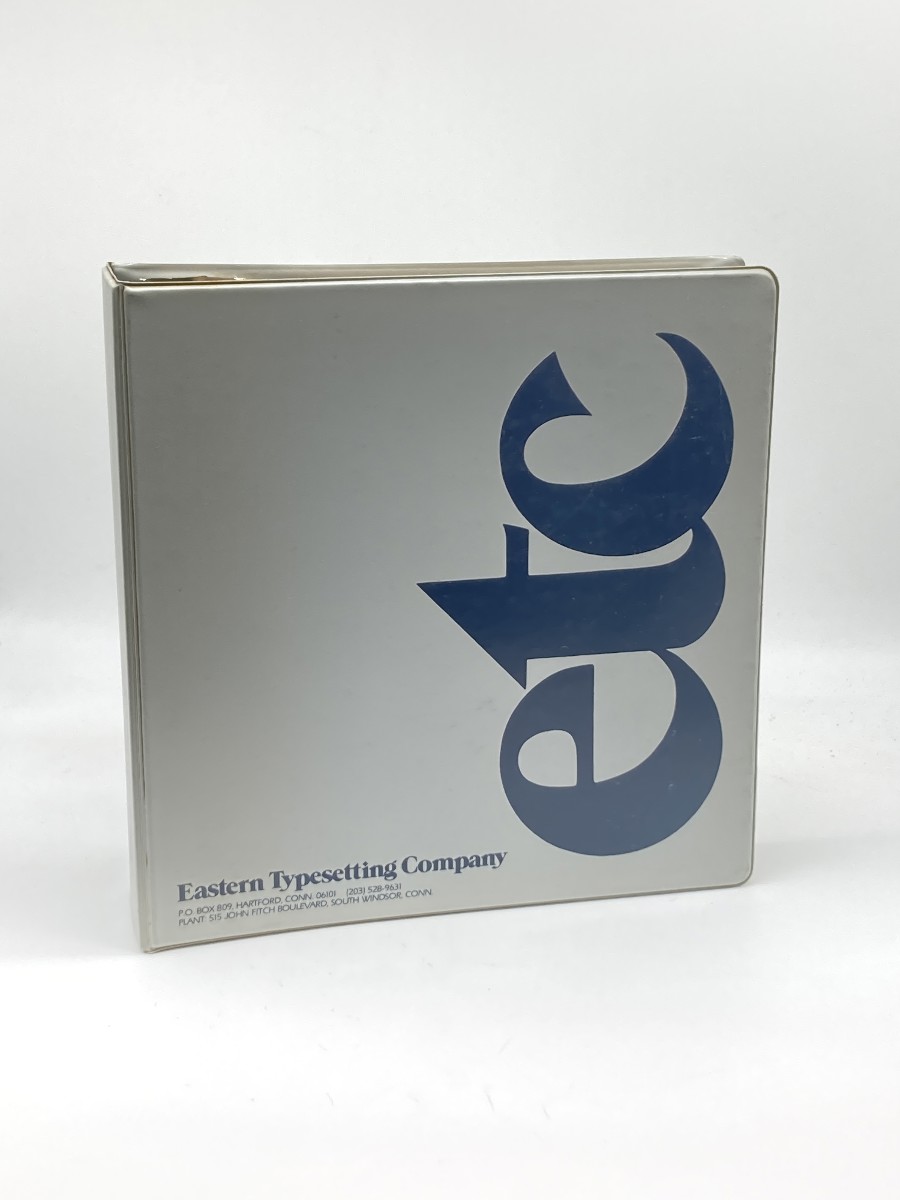 ETC Catalog; Eastern Typesetting Company