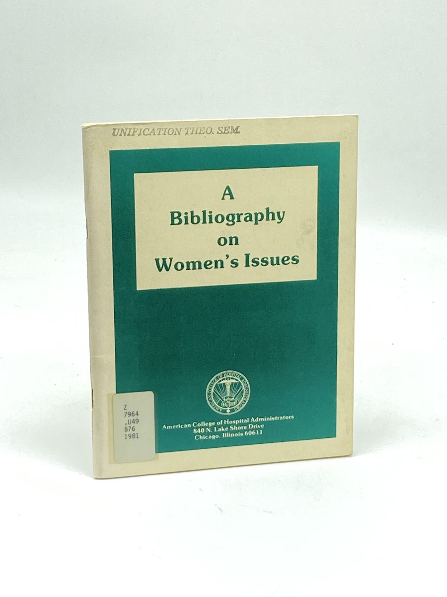 Image for A Bibliography on Women's Issues A Bibliography on Women's Issues