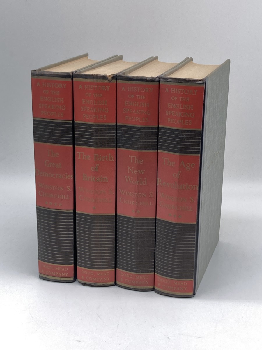 A History of the English-Speaking Peoples; 4 Volume Set; The Birth of Britain; the New World; the Age of Revolution; the Great Democracies