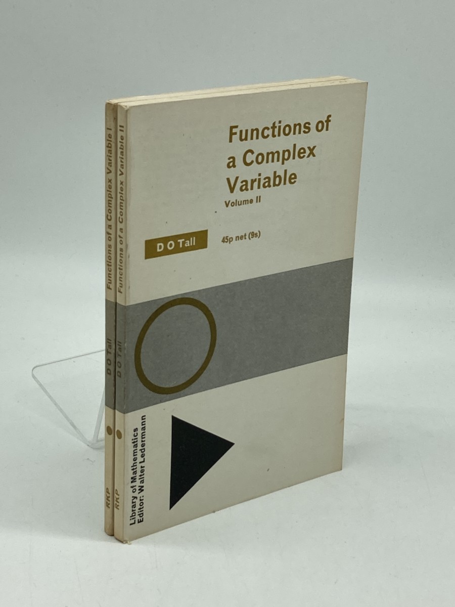 Image for Functions of a Complex Variable, Volumes 1 and 2 Functions of a Complex Variable, Volumes 1 and 2