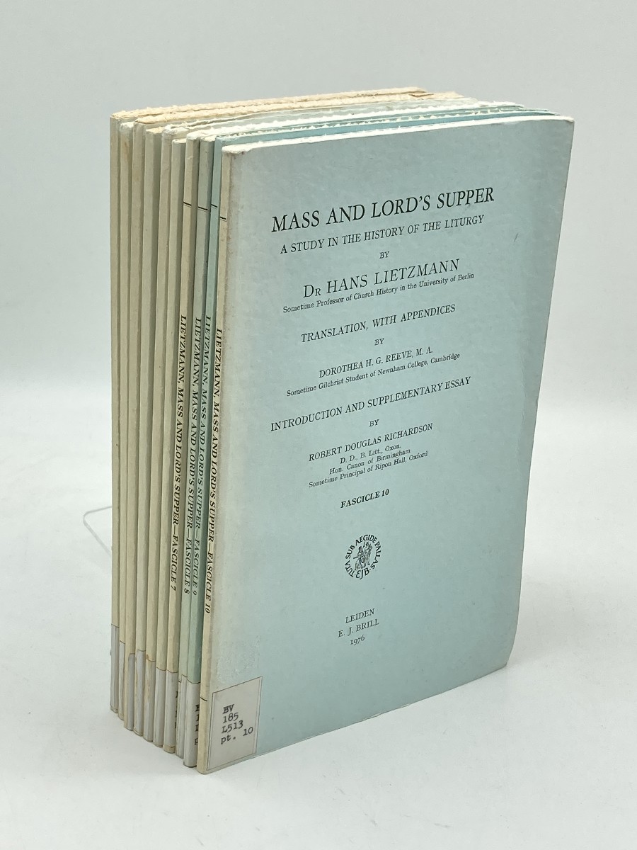 Image for MASS and LORD'S SUPPER Complete 10 Fascicles 19531976 MASS and LORD'S SUPPER Complete 10 Fascicles 19531976