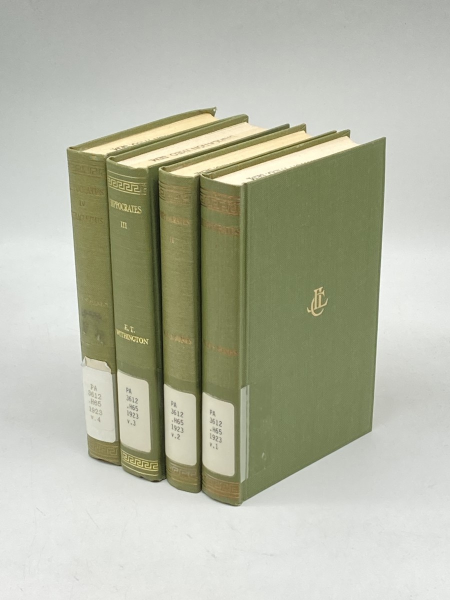 Image for Hippocrates, Volumes 1 through 4 Hippocrates, Volumes 1 through 4