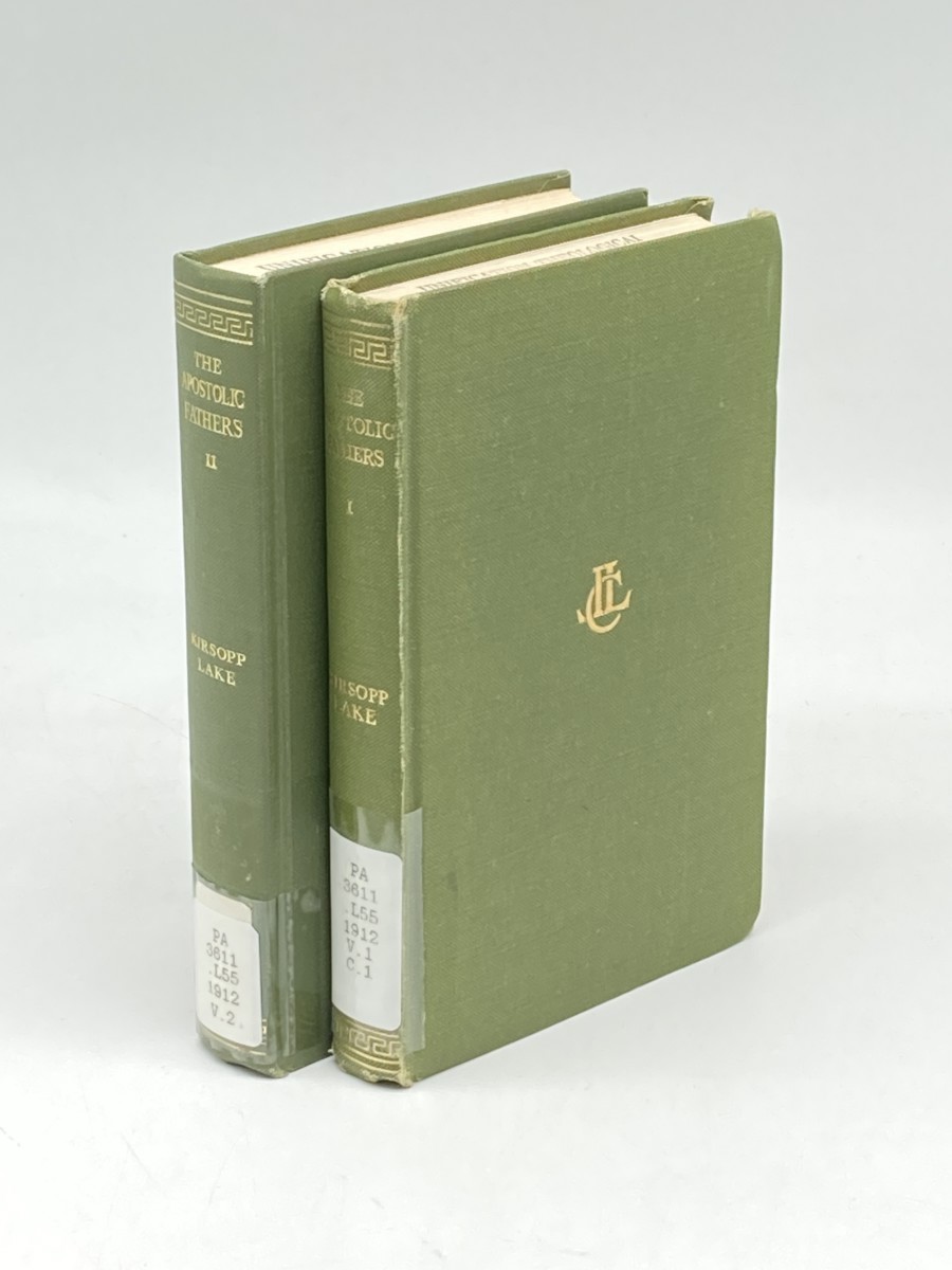 Image for The Apostolic Fathers; Volumes 1 and 2 - LOEB Classical Library The Apostolic Fathers; Volumes 1 and 2 - LOEB Classical Library