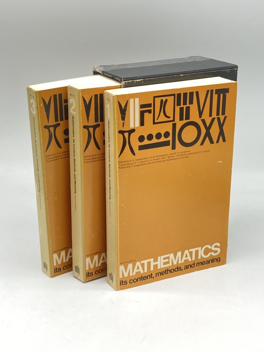Image for Mathematics; 3 Volume Box Set; Its Content, Methods, and Meaning Mathematics; 3 Volume Box Set; Its Content, Methods, and Meaning