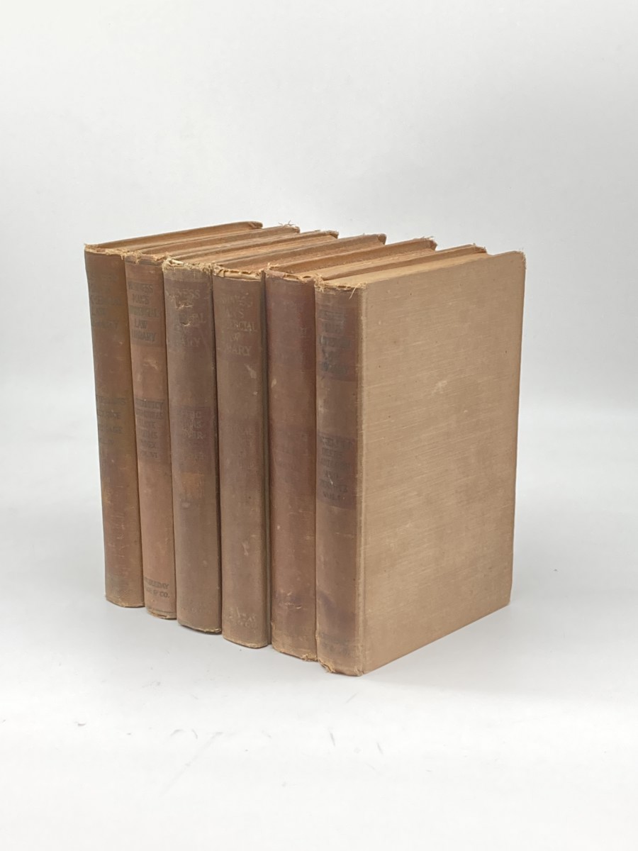 Businessman's Commercial Law Library (Late 1910s) 6 Volume Set