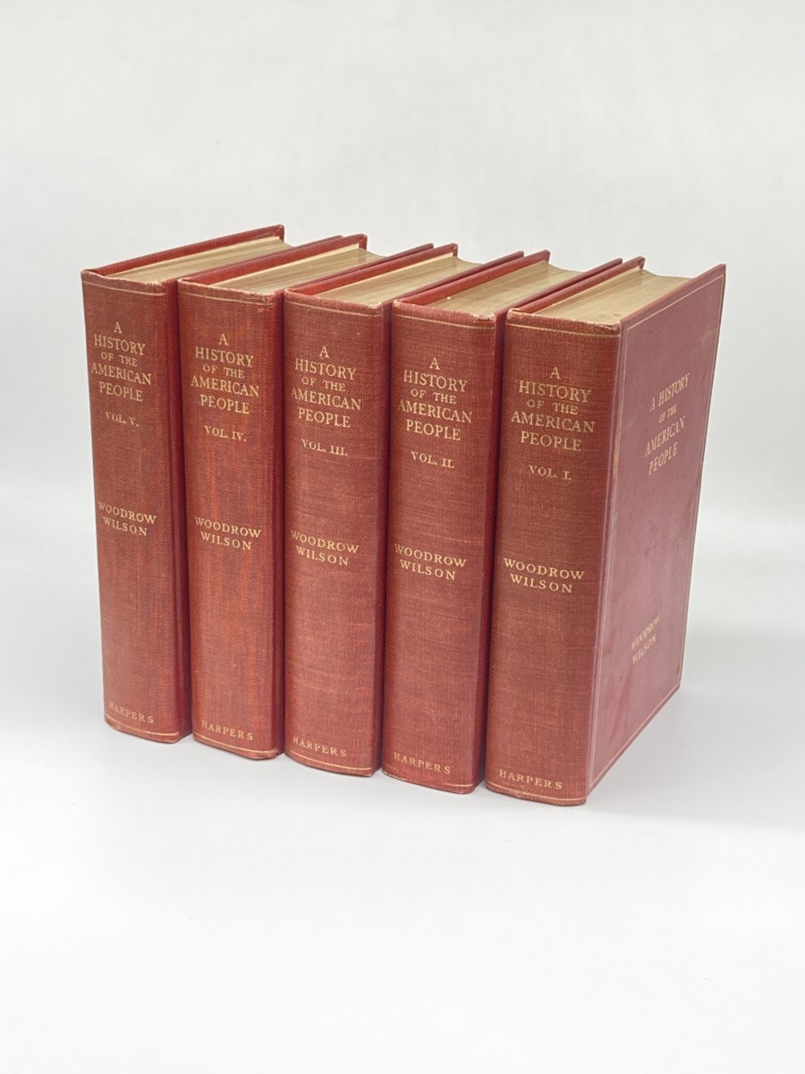 A History of the American People (1903) 5 Volume Set