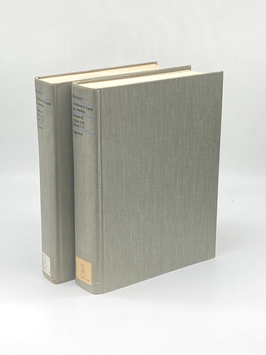 Image for Children and Youth in America; Volumes 1 and 2; A Documentary History: 1866-1932 Children and Youth in America; Volumes 1 and 2; A Documentary History: 1866-1932