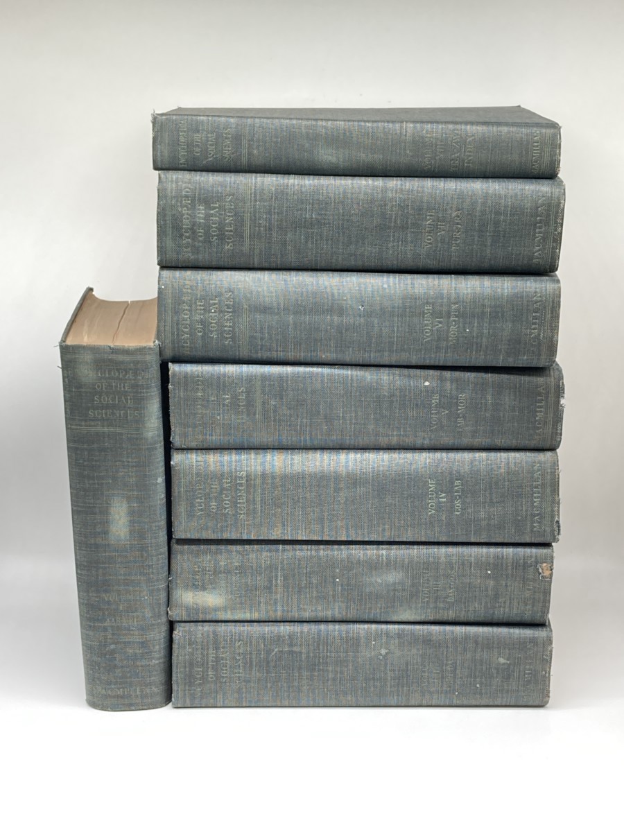 Image for Encyclopedia of the Social Sciences; 9 Books, Complete Set Encyclopedia of the Social Sciences; 9 Books, Complete Set