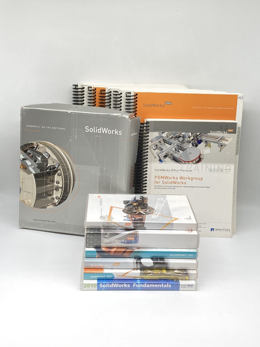 Solidworks Office Professional 2004 Boxed CAD Software W/ Serial + 6 Manuals Cds 2006 2010; Powerful 3D CAD Software