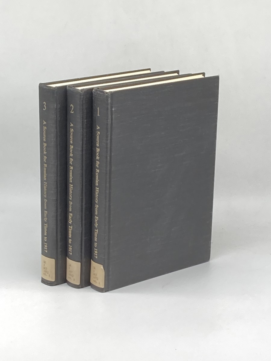 Image for A Source Book for Russian History from Early Times to 1917; 3 Volume Set A Source Book for Russian History from Early Times to 1917; 3 Volume Set