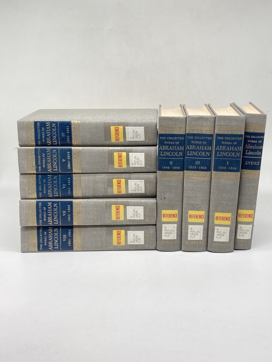 Image for The Collected Works of Abraham Lincoln. 9 Volume Set The Collected Works of Abraham Lincoln. 9 Volume Set