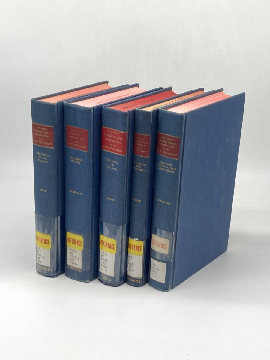 Image for 5 Volumes from the New International Commentary on the New Testament; The First Epistle to the Corinthians; Philippians and Philemon; Book of the Acts; Gospel of Luke; Epistle to Hebrews 5 Volumes from the New International Commentary on the New Testament; The First Epistle to the Corinthians; Philippians and Philemon; Book of the Acts; Gospel of Luke; Epistle to Hebrews