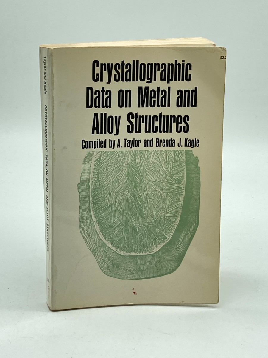 Crystallographic Data on Metal and Alloy Structures