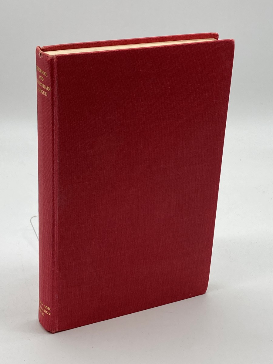 Thermal and High-Strain Fatigue Proceedings of International Conference June 1967