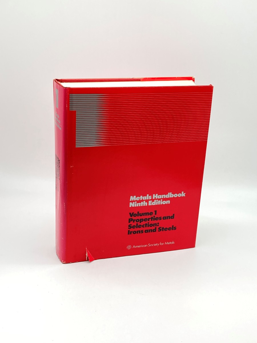 Metals Handbook, Vol. 1 Properties and Selection- Irons and Steels, 9Th Edition