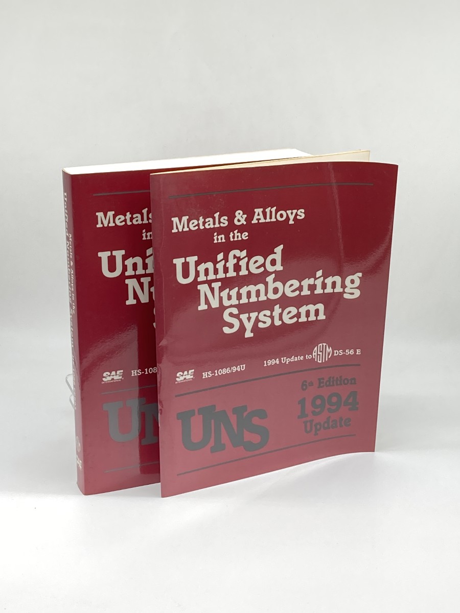 Image for Metals and Alloys in the Unified Numbering System + 1994 Update Booklet (2 Books) Metals and Alloys in the Unified Numbering System + 1994 Update Booklet (2 Books)