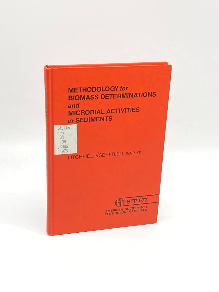 Image for Methodology for Biomass Determinations and Microbial Activities in Sediments American Society for Testing and Materials Symposium 1978, Florida Methodology for Biomass Determinations and Microbial Activities in Sediments American Society for Testing and Materials Symposium 1978, Florida