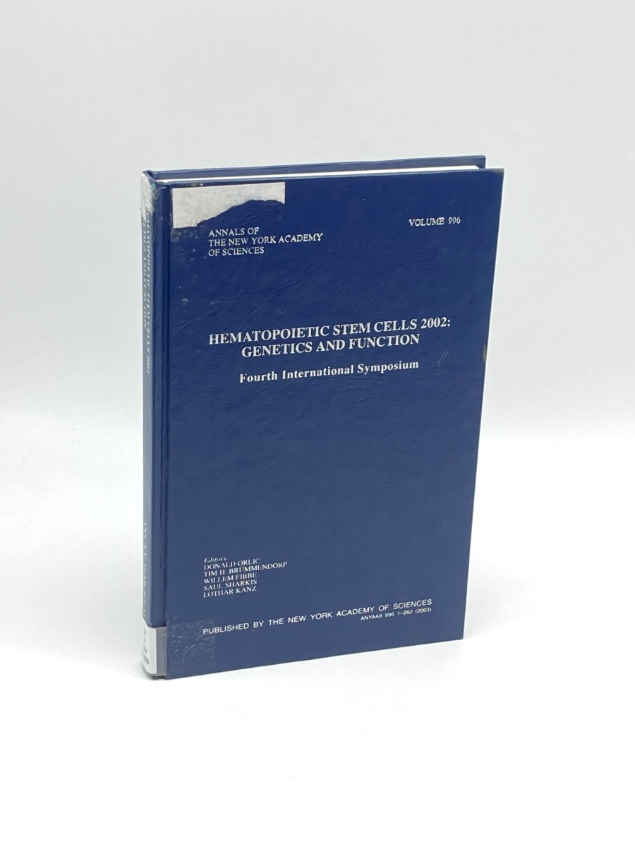Hematopoietic Stem Cells 2002 Genetics and Function Fourth International Symposium