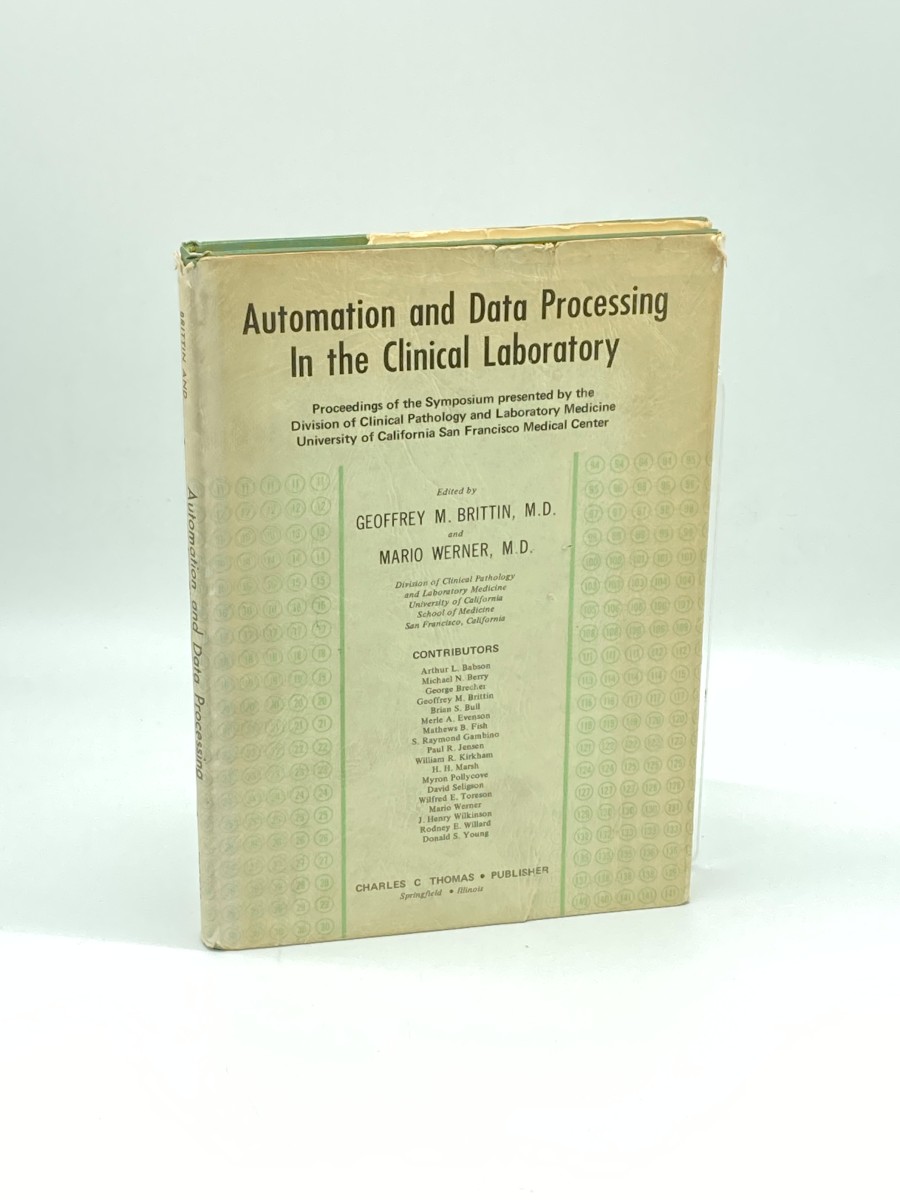 Image for Automation and Data Processing in the Clinical Laboratory Symposium - Division of Clinical Pathology and Laboratory Medicine Automation and Data Processing in the Clinical Laboratory Symposium - Division of Clinical Pathology and Laboratory Medicine