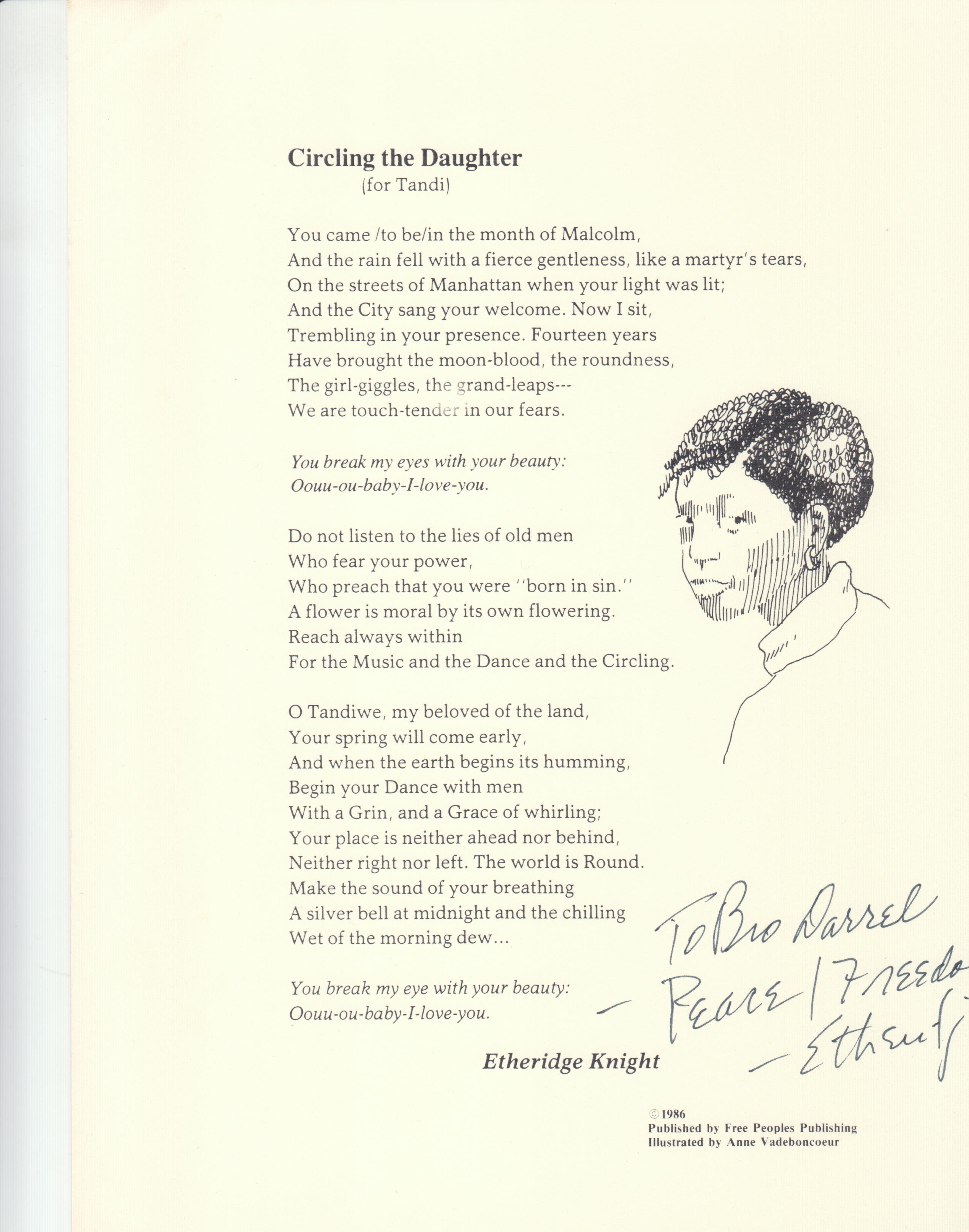 Circling the Daughter [for Tandi]