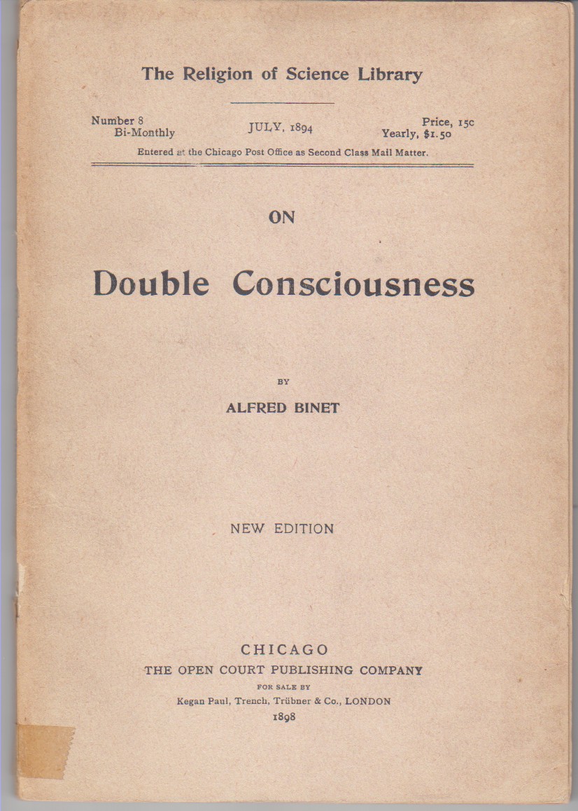Image for On Double Consciousness