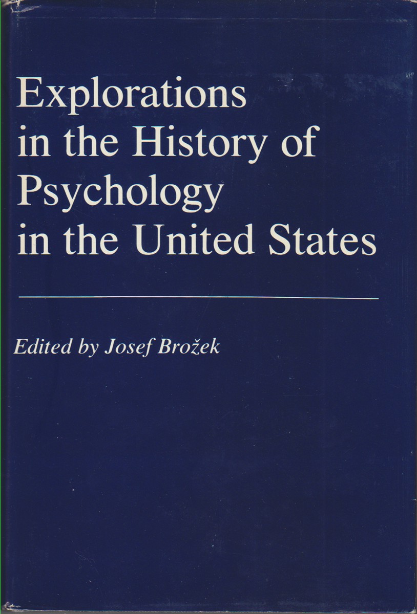 Image for Explorations in the History of Psychology in the United States