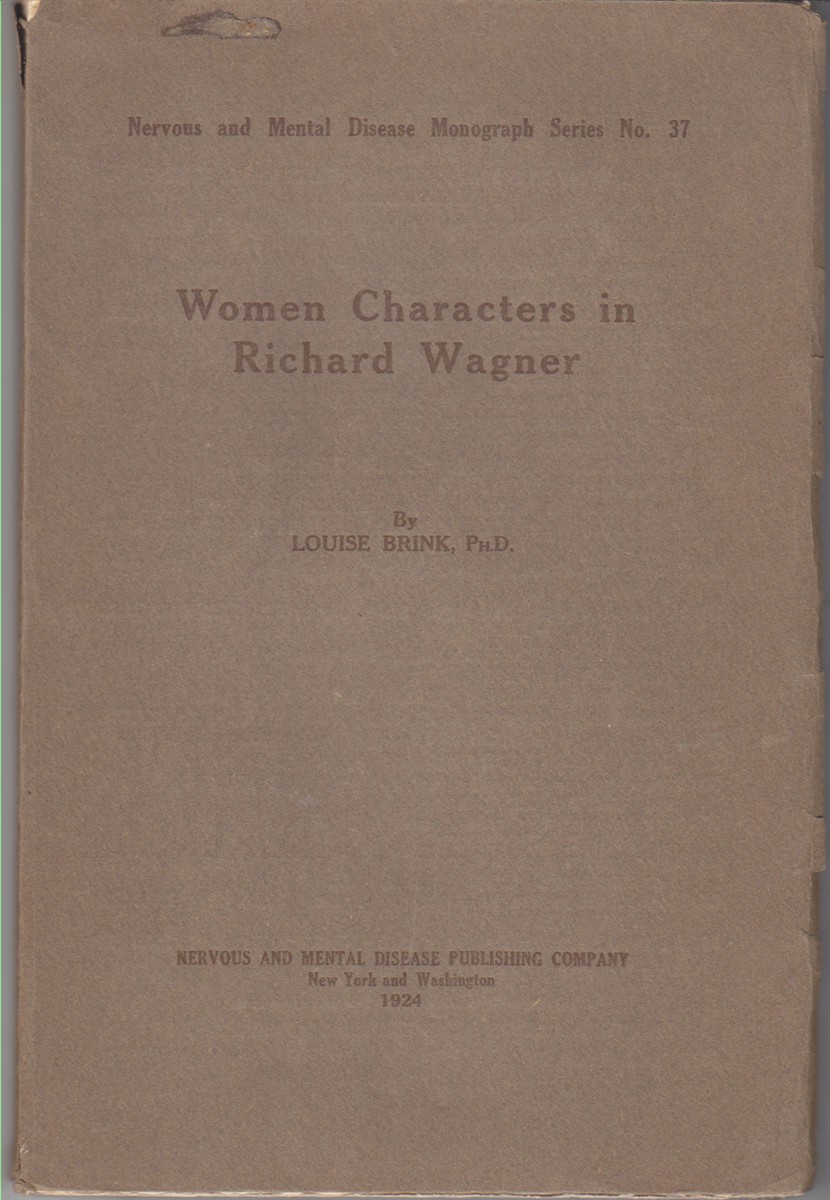 Image for Women Characters in Richard Wagner
