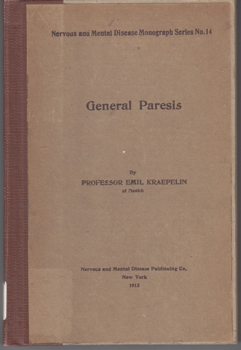 Image for General Paresis