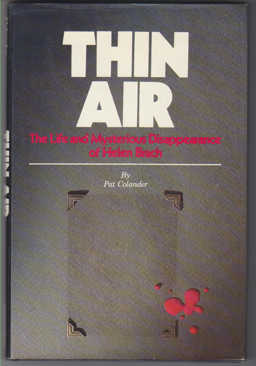 Image for Thin Air  The Life and Mysterious Disappearance of Helen Brach