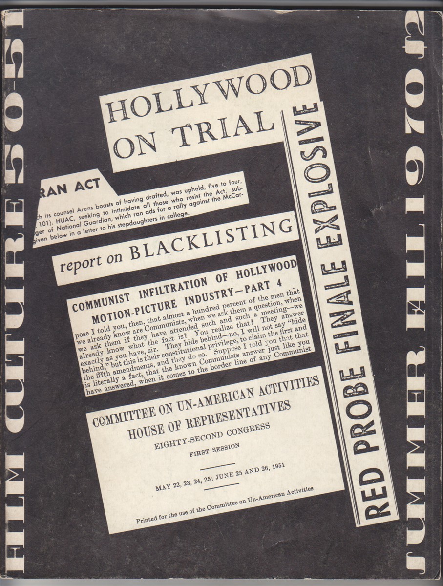 Film Culture 50-51. (Hollywood Blacklisting) Cover title: 