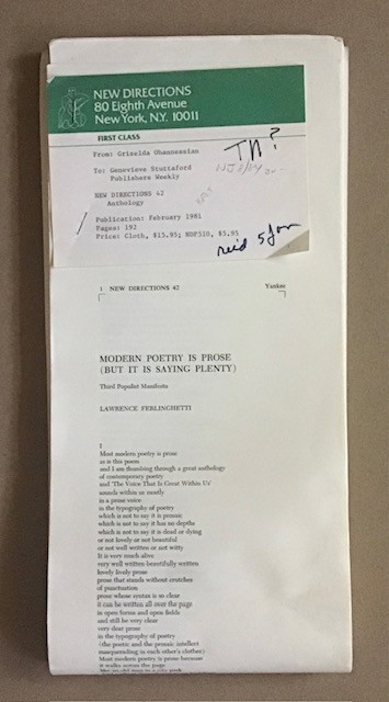 New Directions 42 (Galleys)
