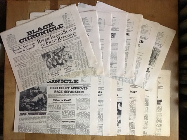 Black Chronicle complete set issues 1-14