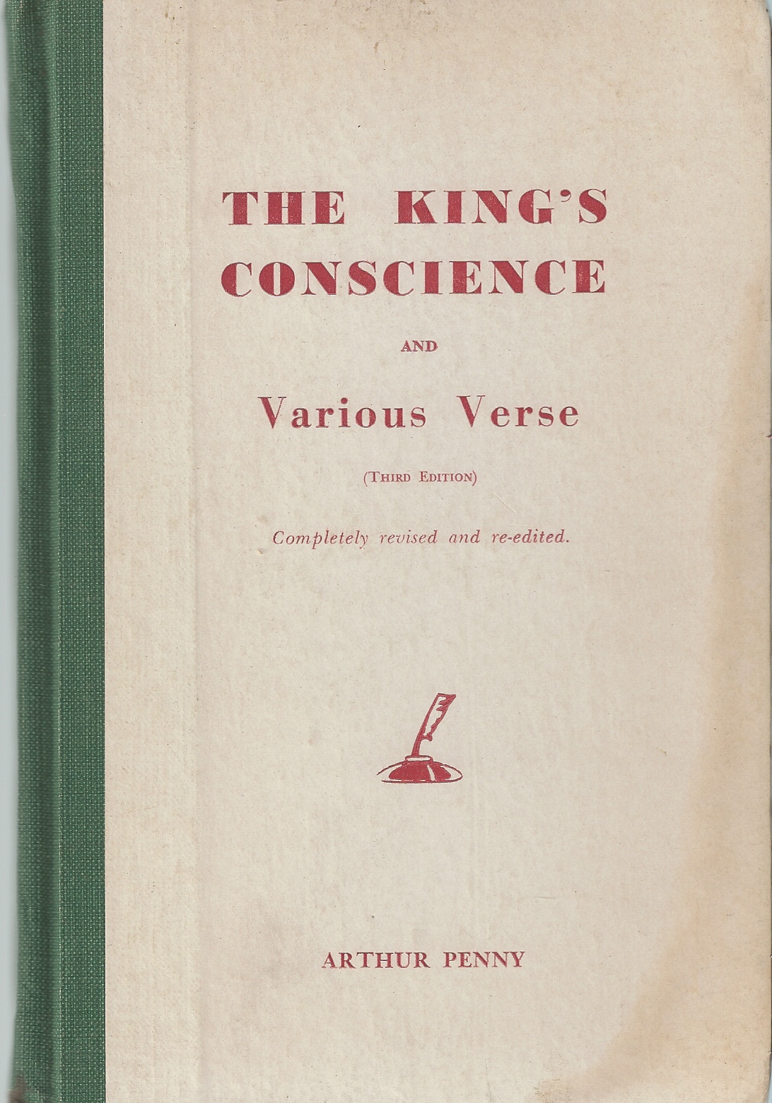 PENNY ARTHUR - King's Conscience, the and Various Verses