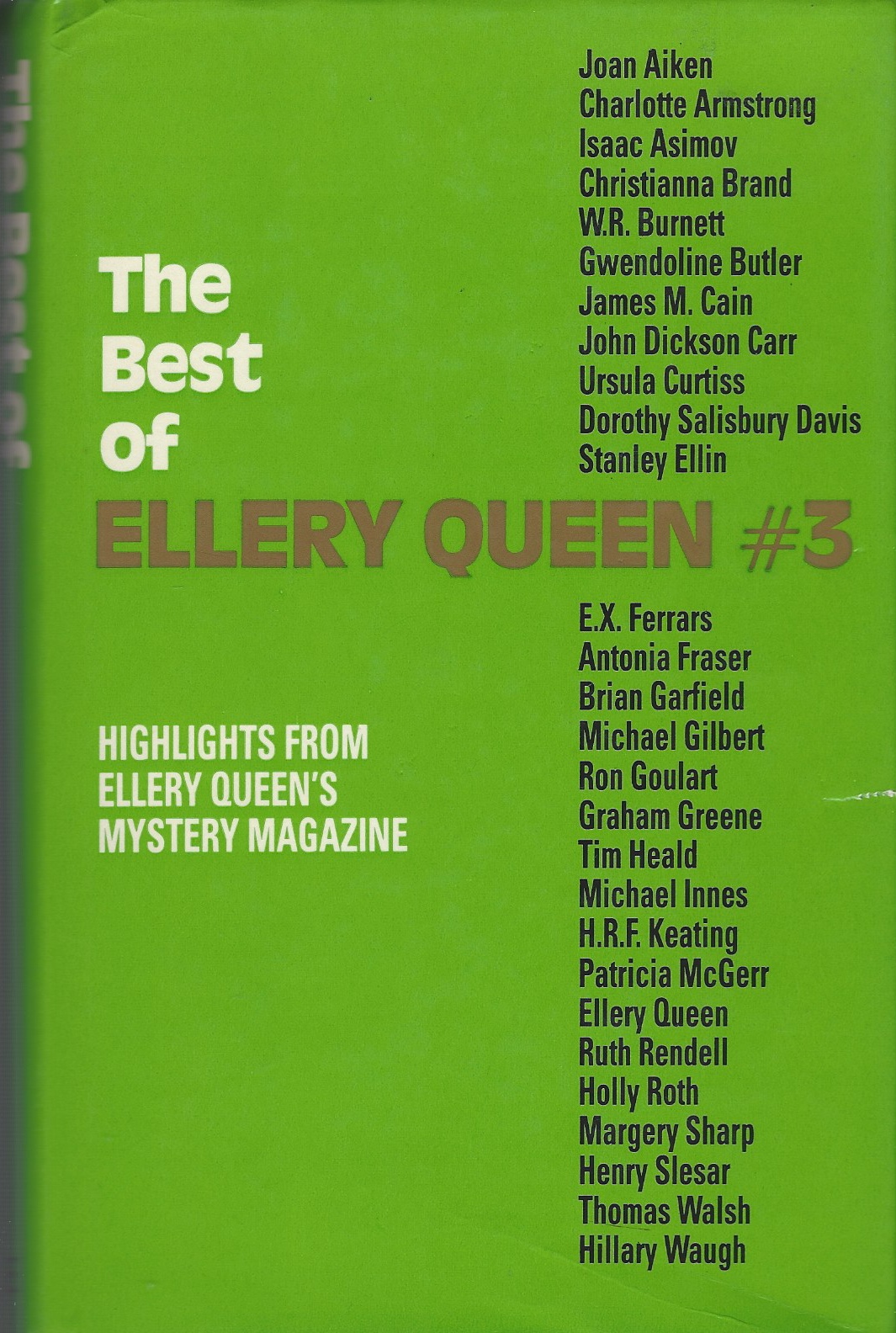 QUEEN ELLERY - Best of Ellery Queen #3 Highlights from Ellery Queen's Mystery Magazine