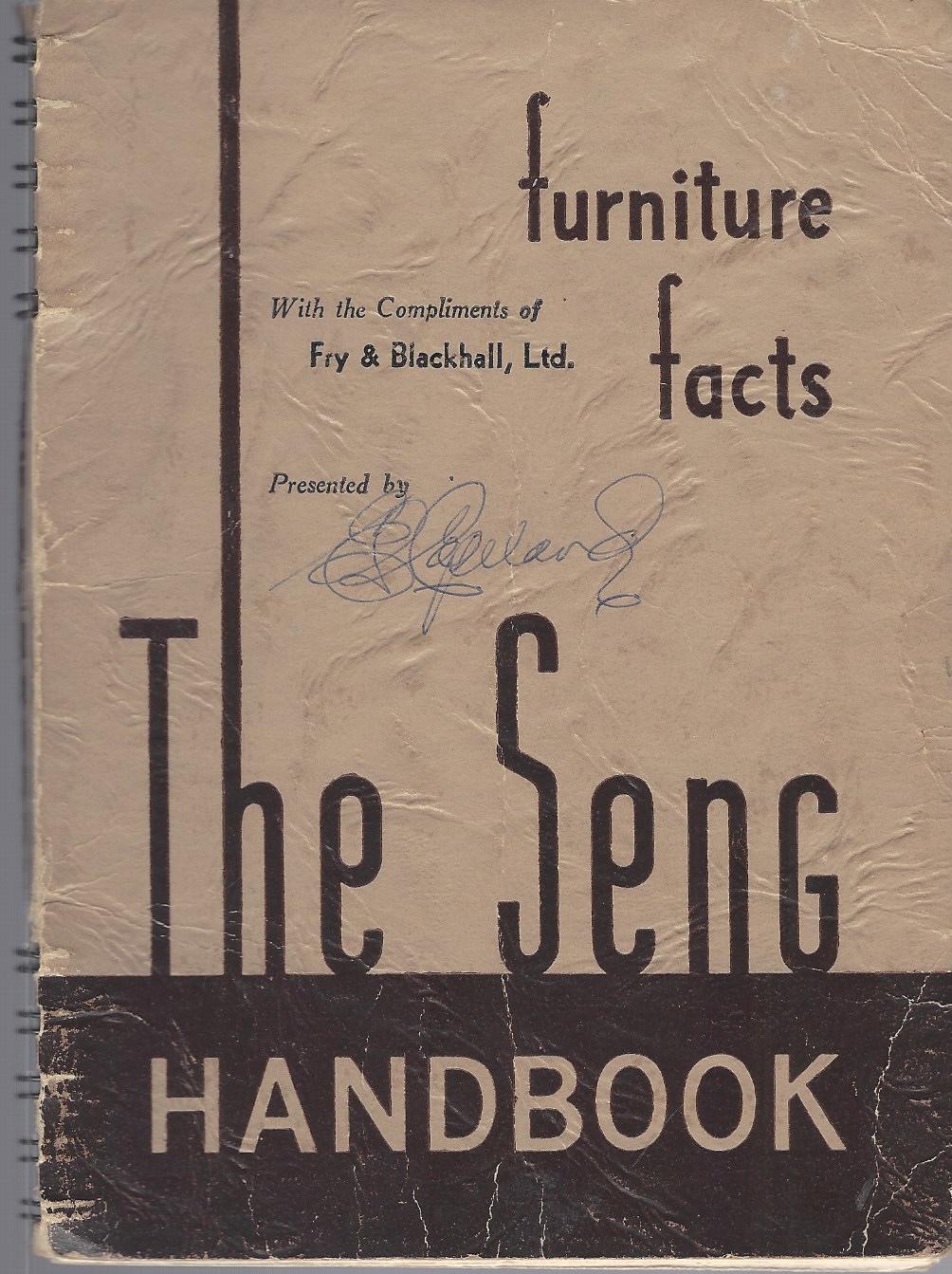 BENTLEY GARTH (EDITOR) - Seng Handbook: Furniture Facts, the