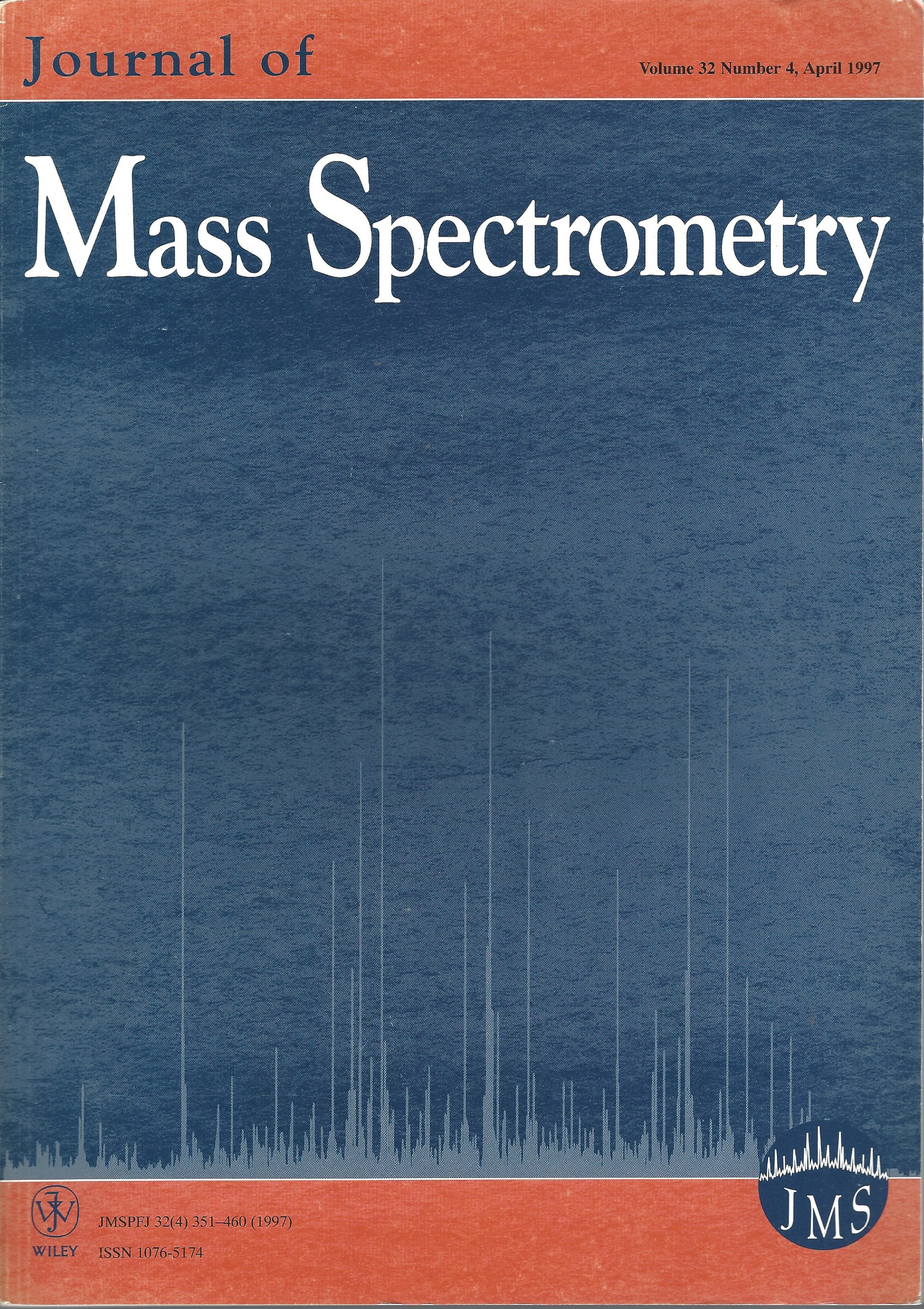 CAPRIOLI RICHARD M. ( EDITOR-IN -CHIEF) - Journal of Mass Spectrometry: Volume 32, Number 4, April 1997