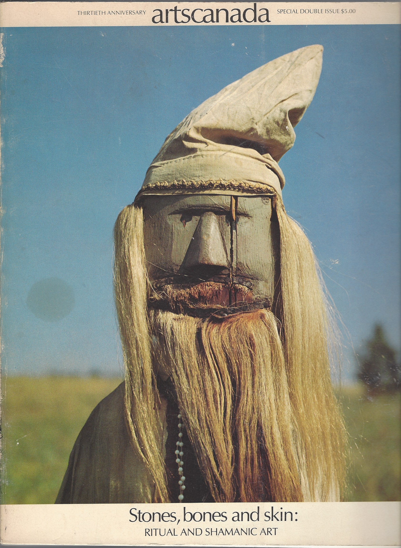 BRODZKY ANNE TRUEBLOOD, - Artscanada: Stones, Bones and Skin: Ritual and Shamanic Art. 30th Anniversary Issue of Arts Canada (Double Issue, Dec 1973. /Jan 1974, Issues Nos 184, 185, 186, 187. )