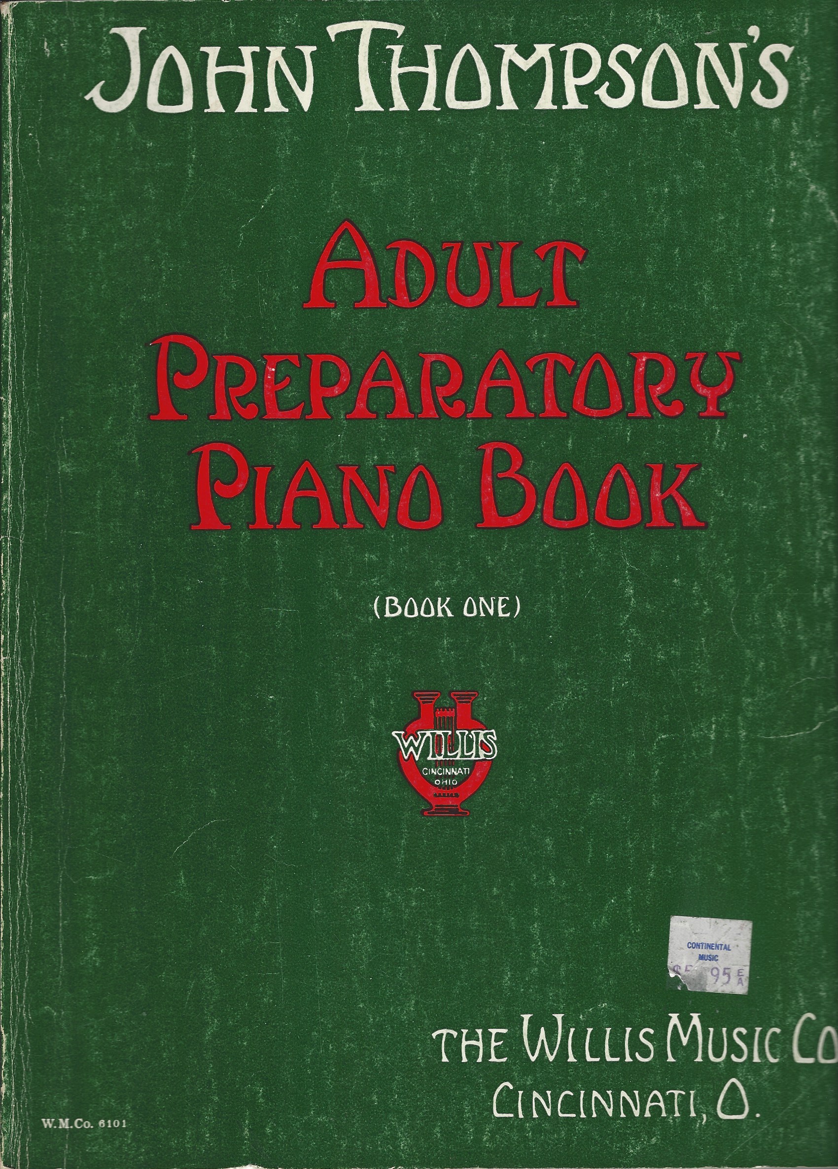 THOMPSON JOHN - John Thompson's Adult Preparatory Piano Book : Book One ( Sheet Music )