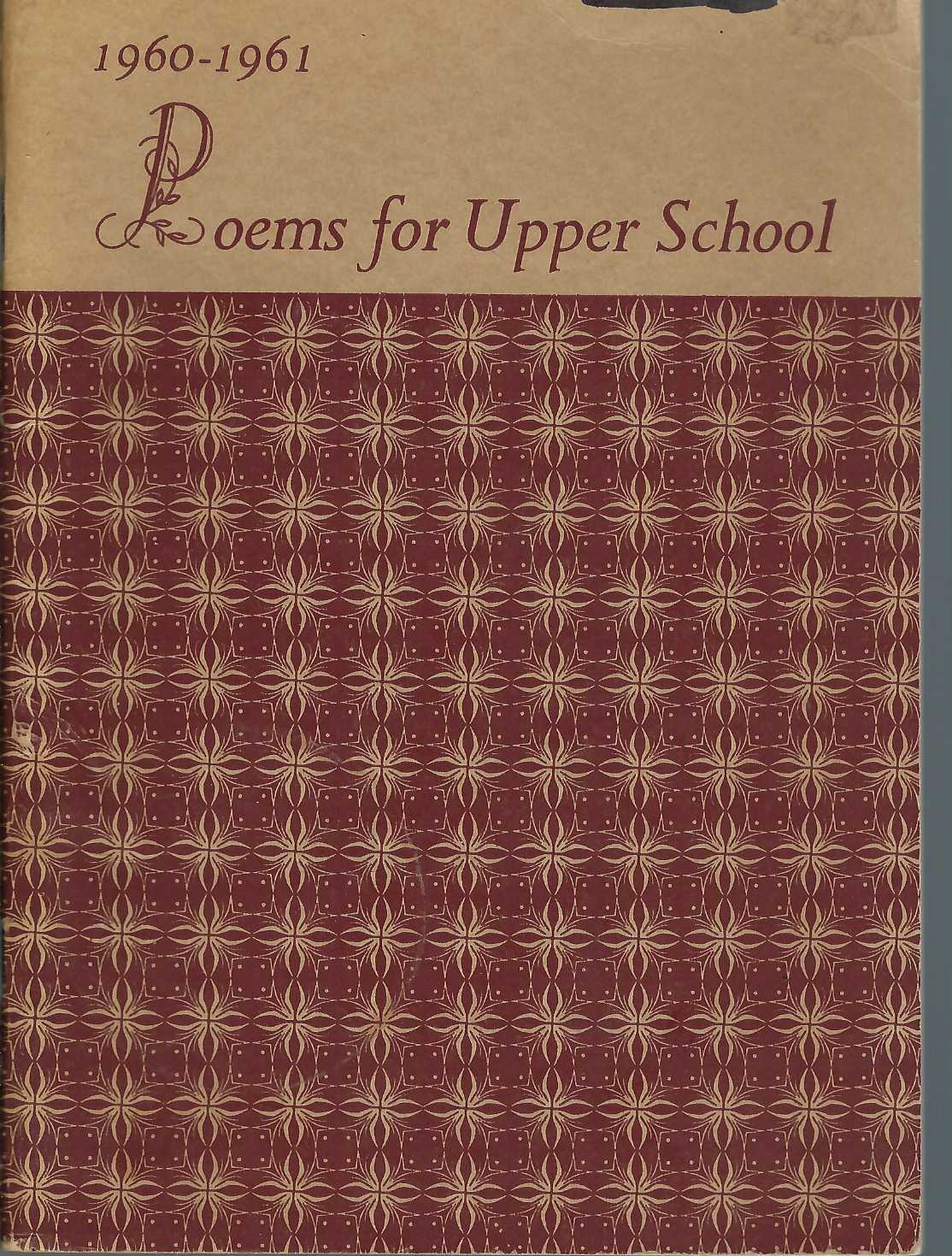 BULL STEWART H. - Poems for Upper School,1960 - 1961 John Milton, G.K. Chesterton